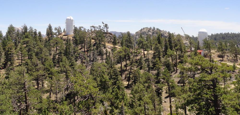 Outdoor view of the landscape around the TAOS-II Ash-Dome
